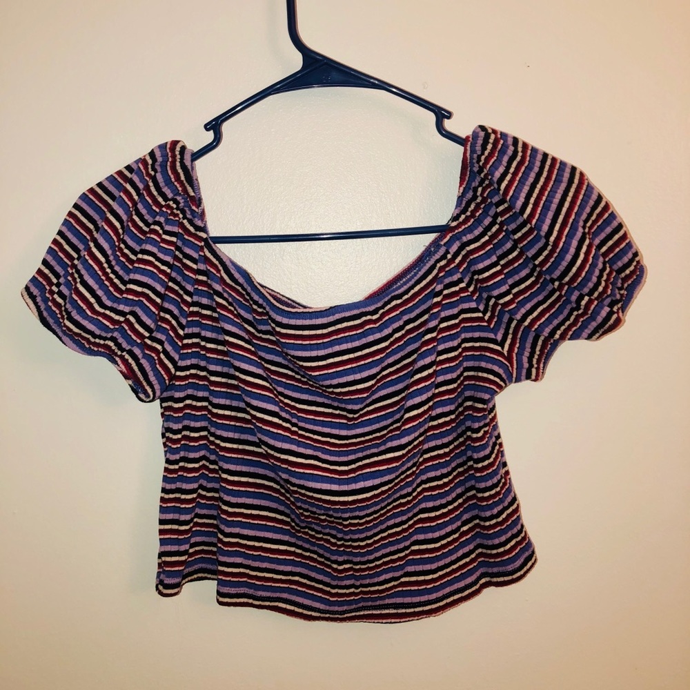 Striped Crop Top